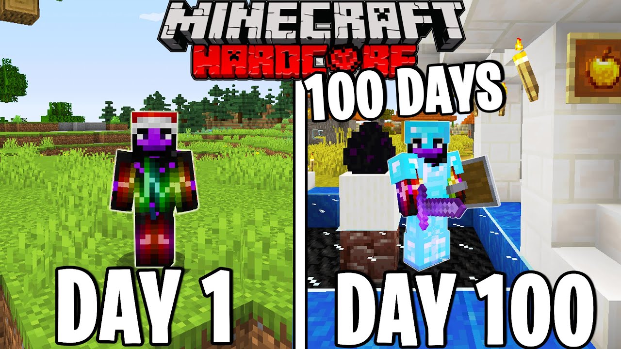 I Survived Days In Hardcore Minecraft Minecraft Videos