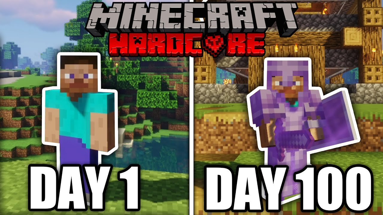 I Survived 100 Days In HARDCORE Minecraft And Here S What Happened