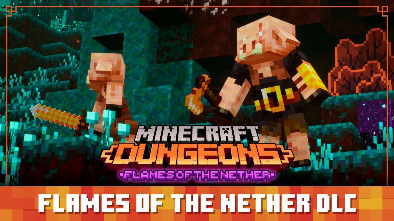 Minecraft Dungeons Diaries Flames Of The Nether Dlc Minecraft Videos