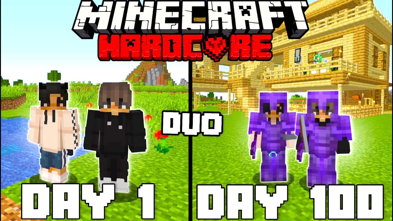 We Survived Days In Hardcore Minecraft Duo Minecraft Hardcore