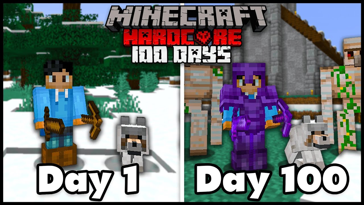 I Survived 100 Days In Hardcore Minecraft Here S What Happened