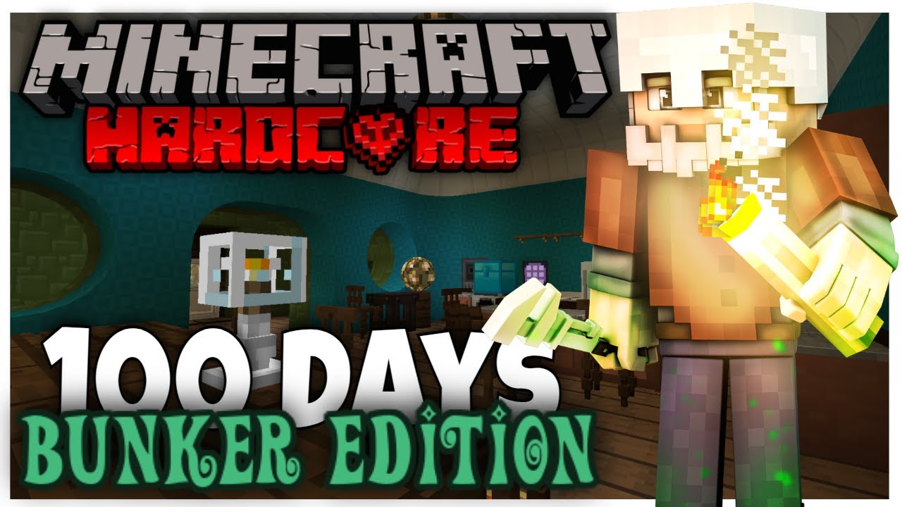 I Survived 100 Days Of Hardcore Minecraft In A Fallout Bunker And Here