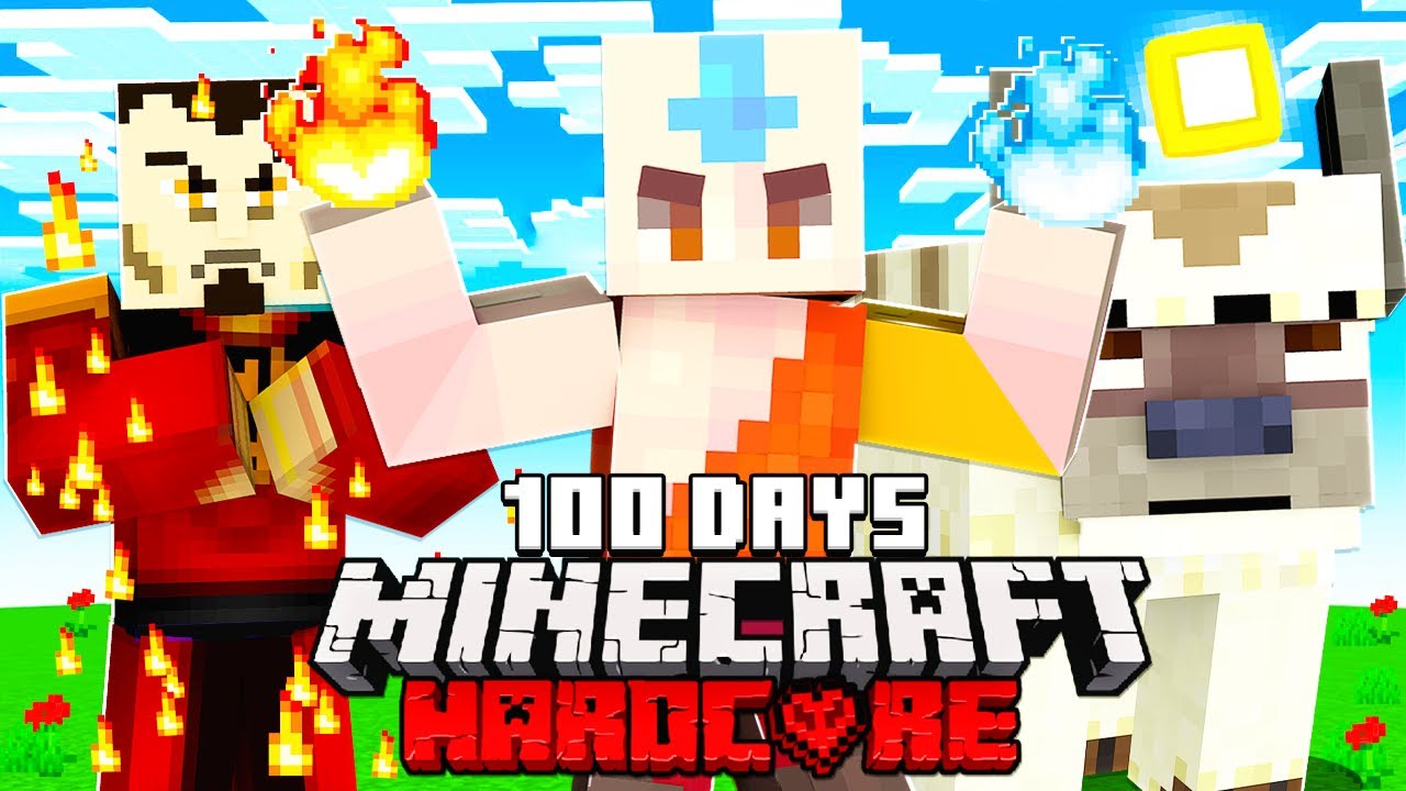 I Survived 100 Days As The Avatar In Minecraft Hardcore And Here S What