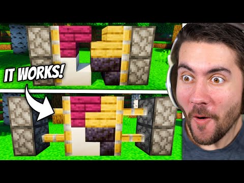 Testing VIRAL Build Hacks To See If They Work In Minecraft Minecraft