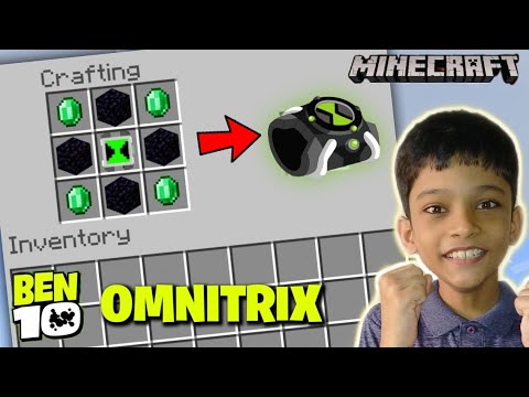 I Found Ben Omnitrix In Minecraft Pe Minecraft Videos