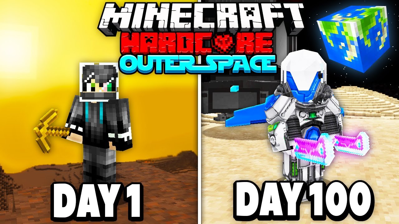 I Survived Days In Outer Space On Hardcore Minecraft Here S What