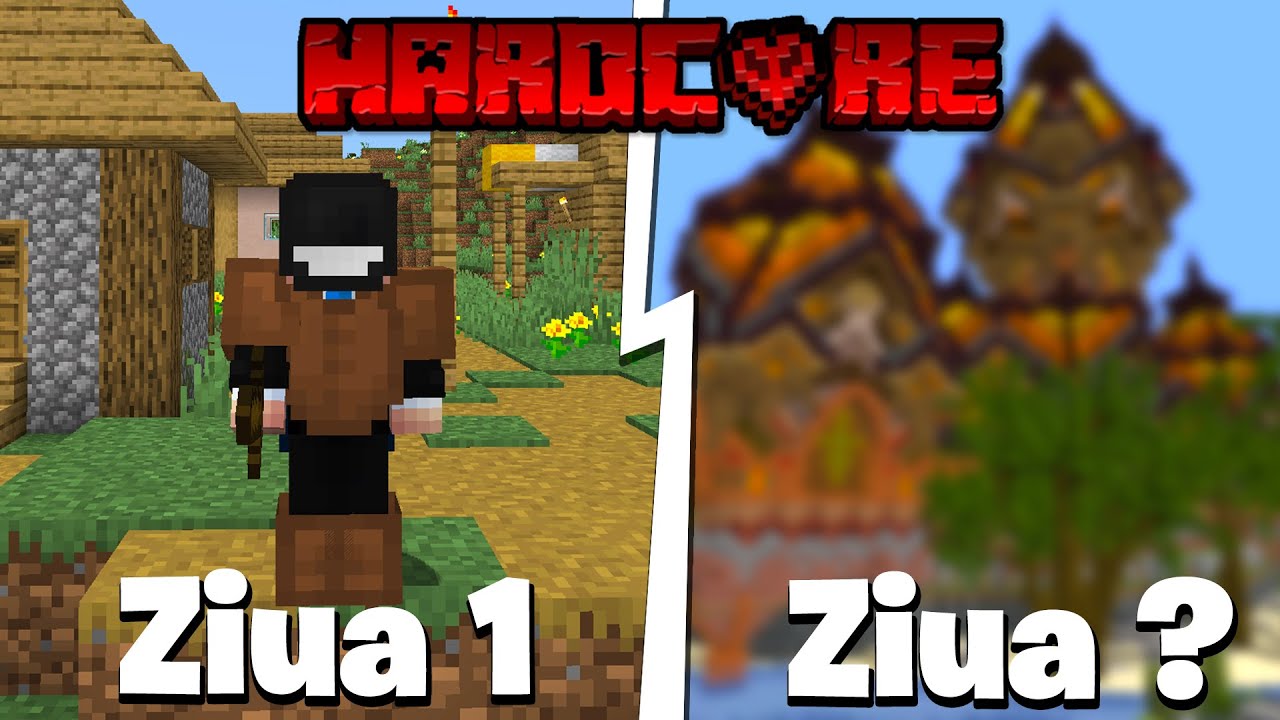 Cate Zile Am Supravietuit Pe Minecraft Hardcore Minecraft Videos