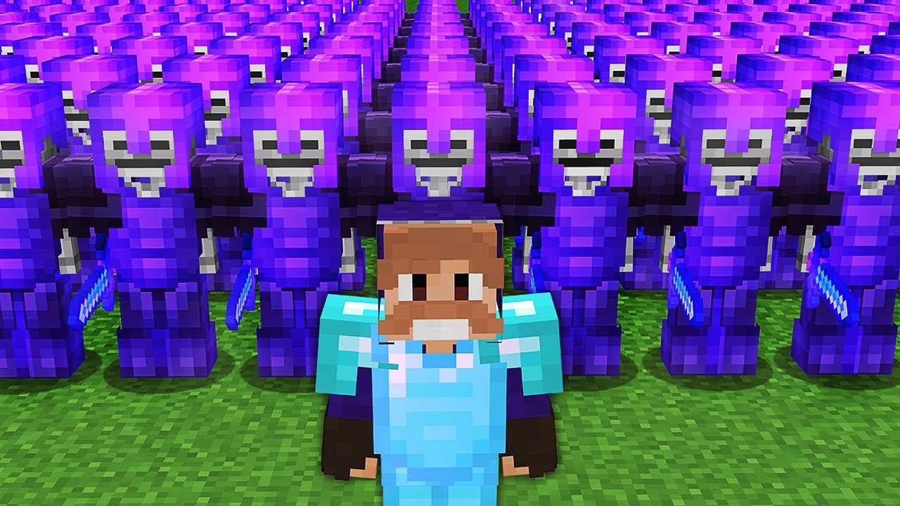 Meu Exercito De Mortos Vivos No Minecraft Creative Squad Ii