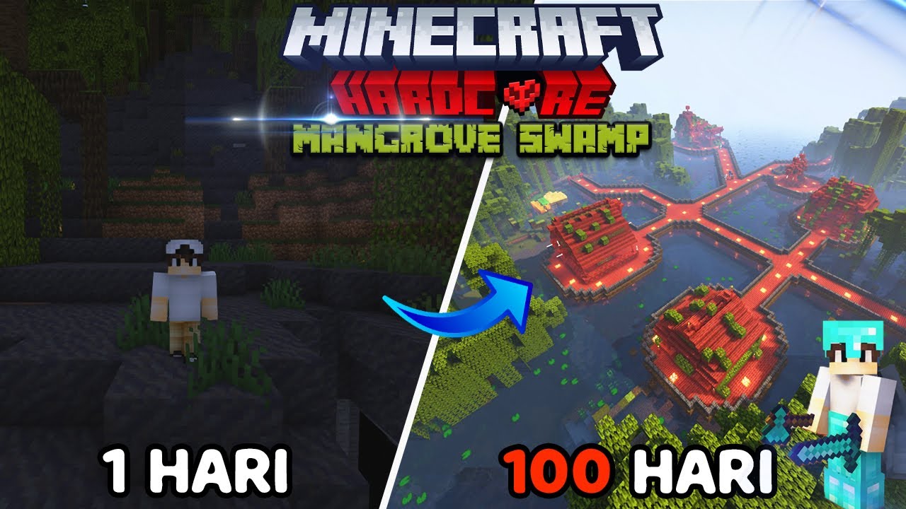 Hari Di Minecraft Hardcore Hutan Bakau Minecraft Videos