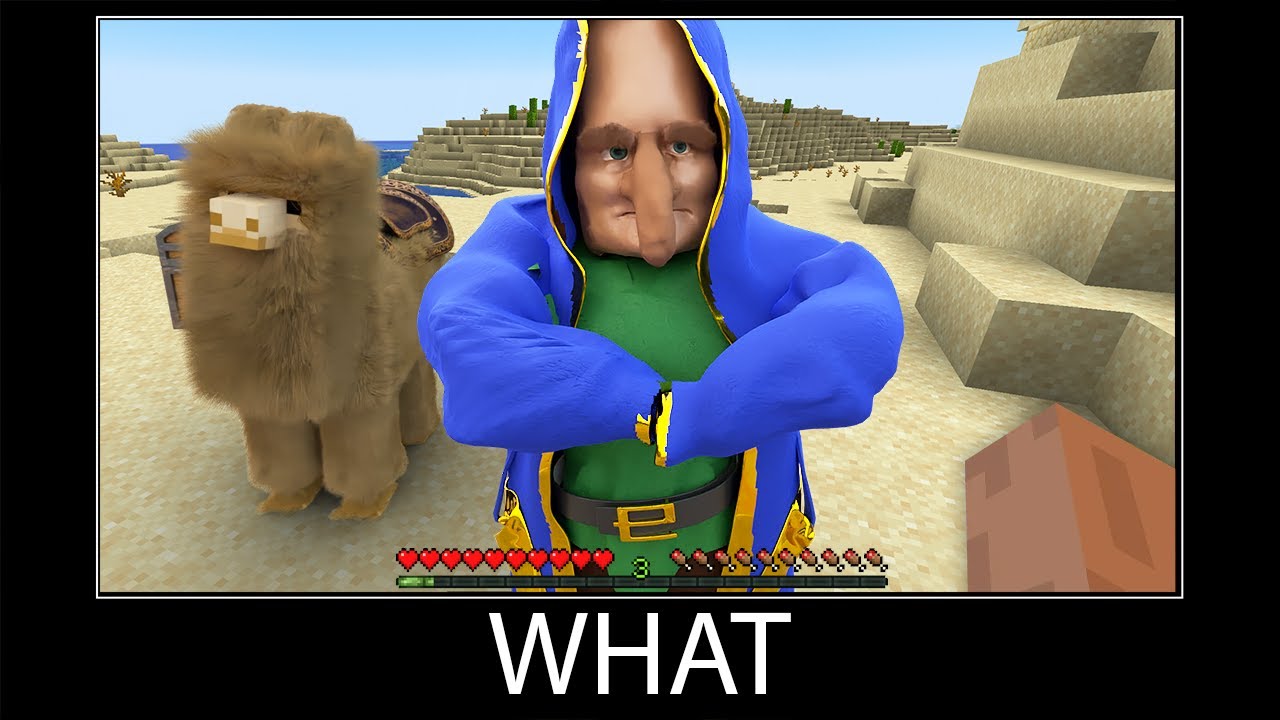 Minecraft Wait What Meme Part 141 Realistic Minecraft Wandering Trader