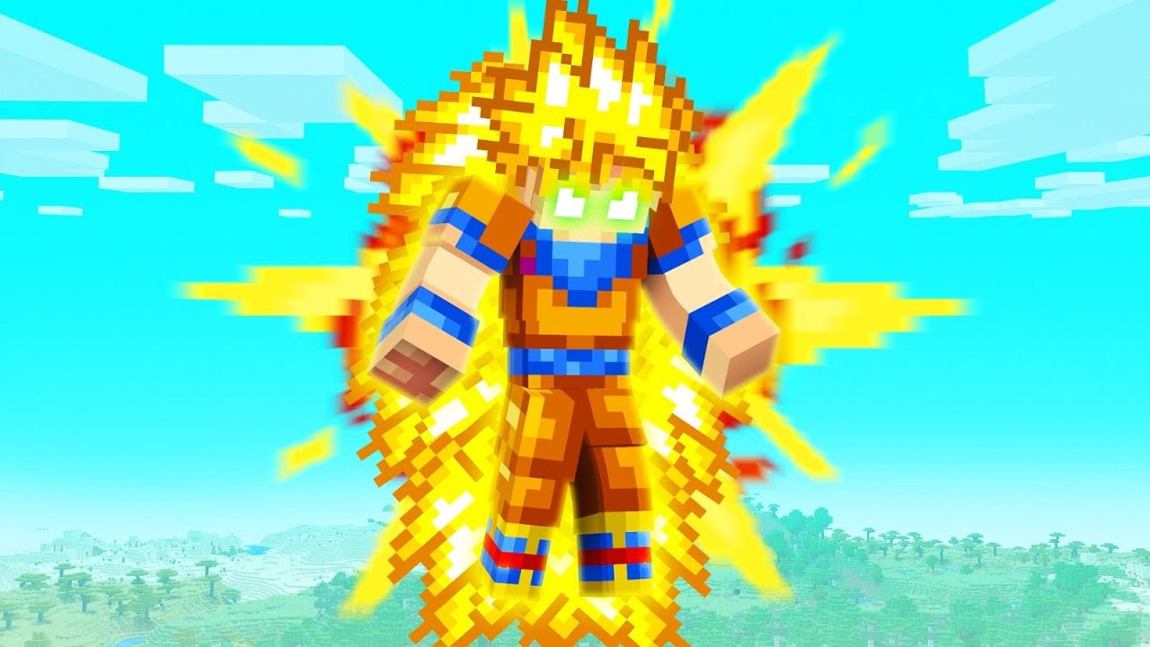 I Became SUPER SAIYAN GOKU In Minecraft Minecraft Videos