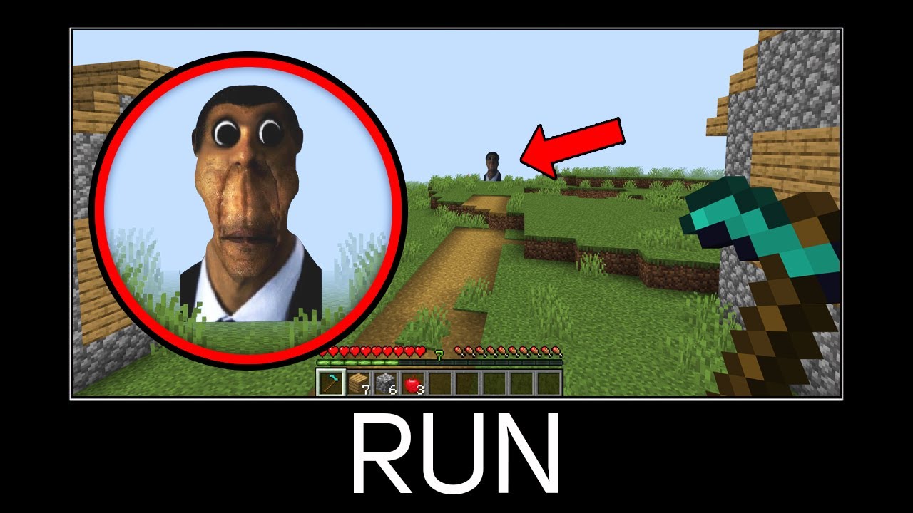 Minecraft Wait What Meme Part Obunga Nextbot Minecraft Videos