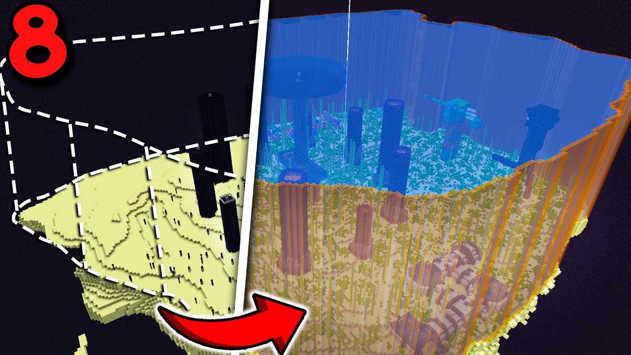 I Transformed The End In Minecraft Hardcore Minecraft Videos