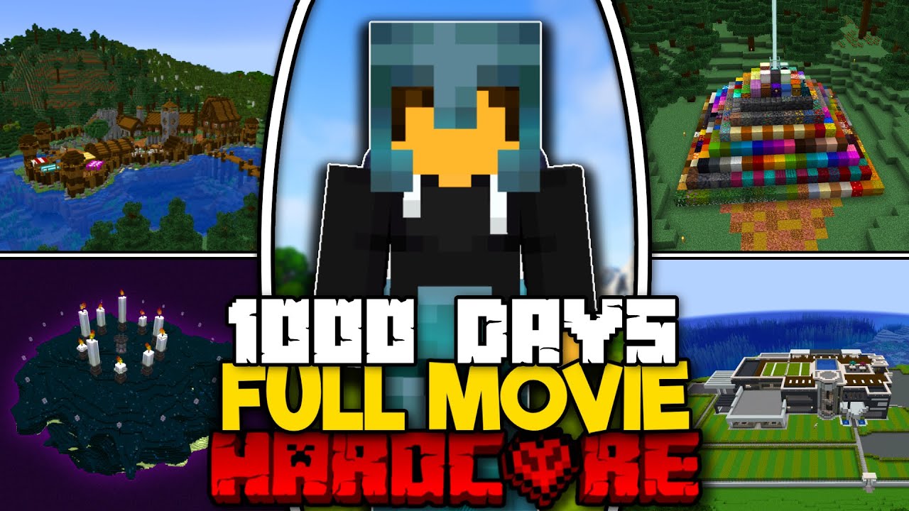 I Survived Days In Minecraft Hardcore Full Minecraft Movie