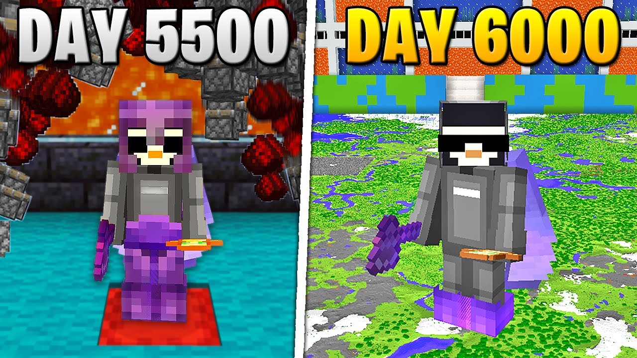 I Survived 6 000 Days In HARDCORE Minecraft Minecraft Videos