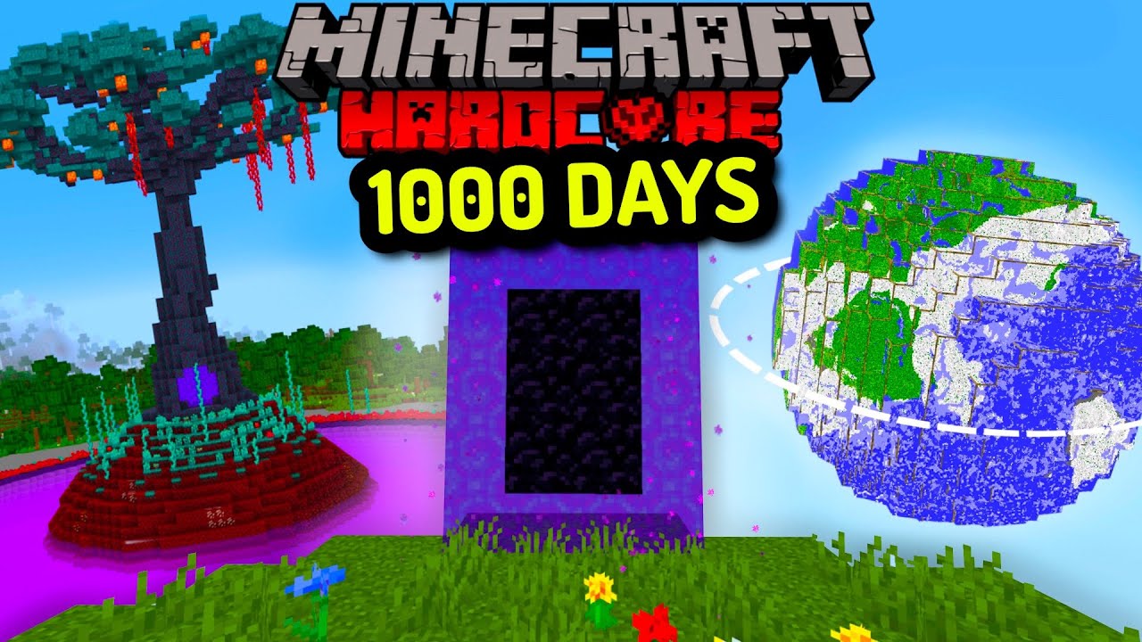 I Survived 1 000 Days Of Hardcore Minecraft FULL MOVIE Minecraft Videos