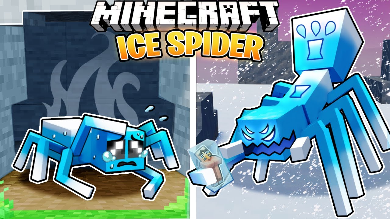 I Survived Days As An Ice Spider In Hardcore Minecraft Minecraft