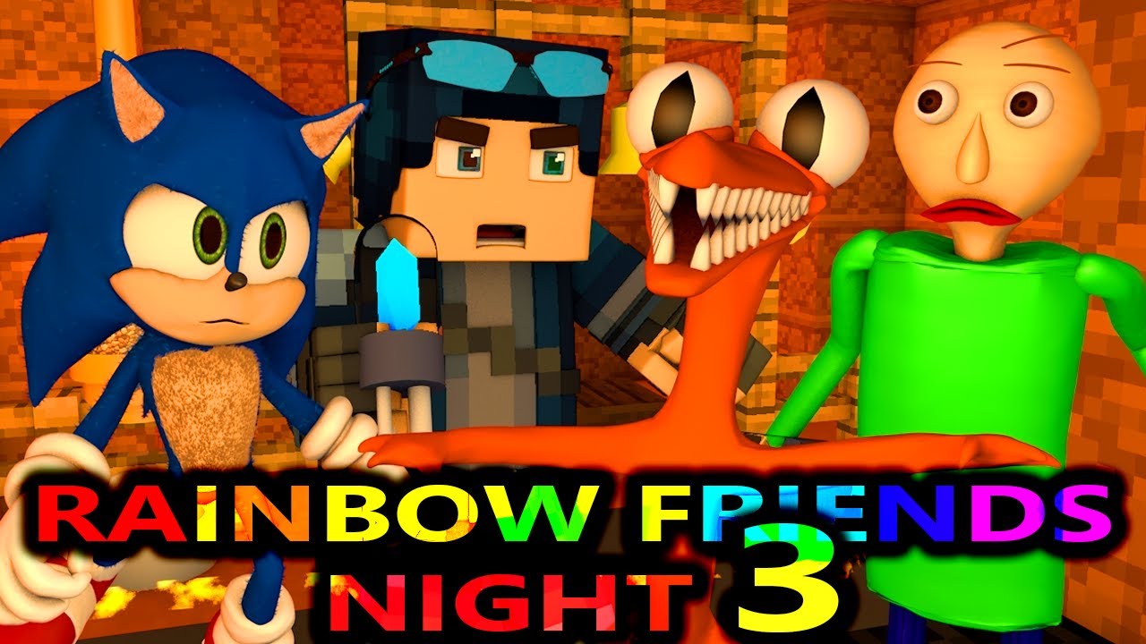 RAINBOW FRIENDS Chapter 1 VS SONIC MARIO BALDI STEVE Roblox CHALLENGE