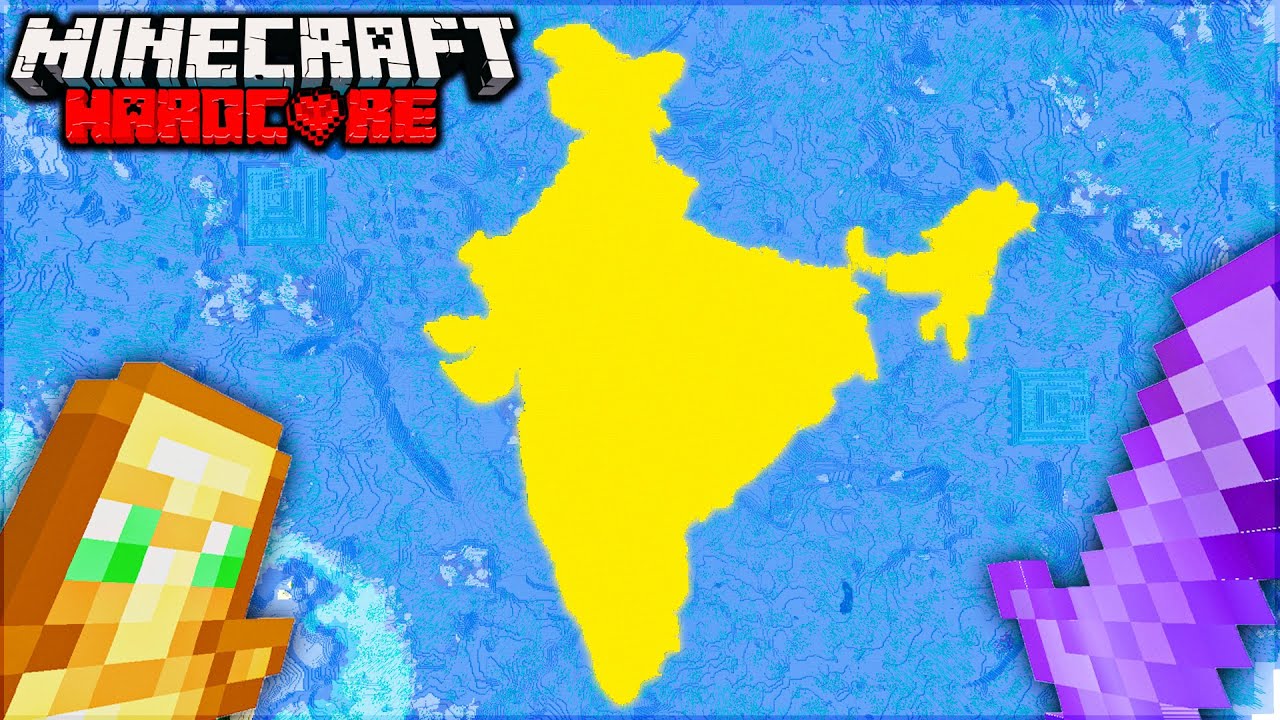 I BUILD INDIA In Minecraft Hardcore Hindi Minecraft Videos