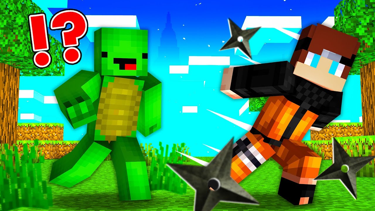 NINJA Speedrunner VS Hunter In Minecraft Maizen JJ And Mikey