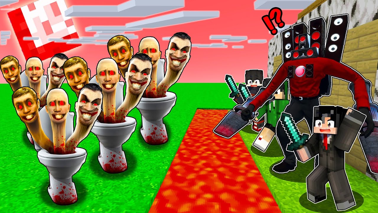 EVIL SKIBIDI TOILET Vs SPEAKERMAN Most Secure House Minecraft