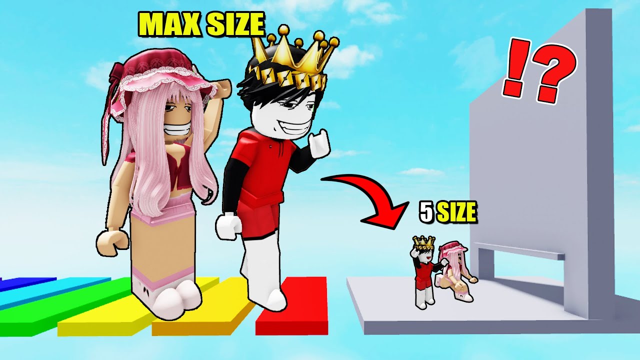 Giant Vs Tiny In Roblox Obby Minecraft Videos