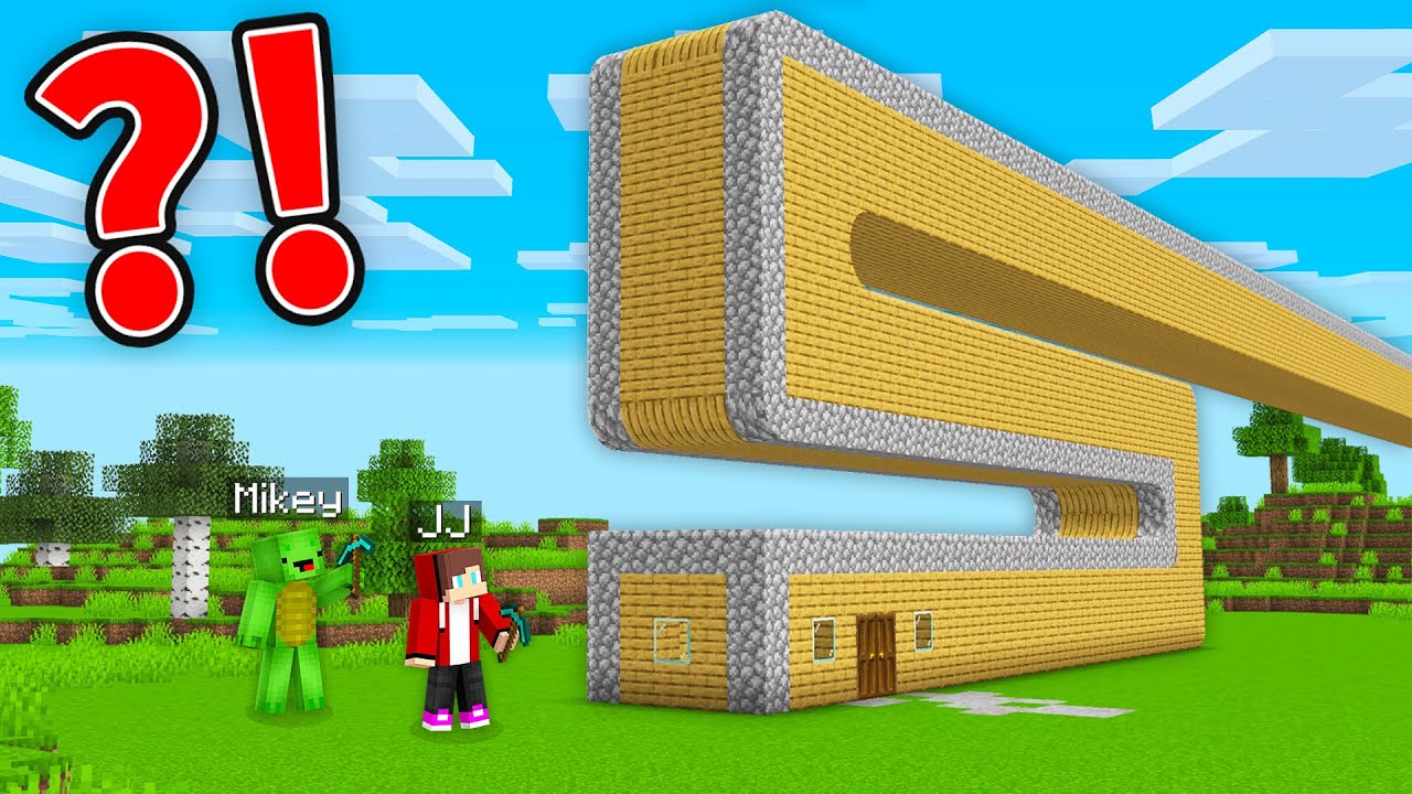 Mikey And JJ Found An ENDLESS HOUSE In Minecraft Maizen Minecraft