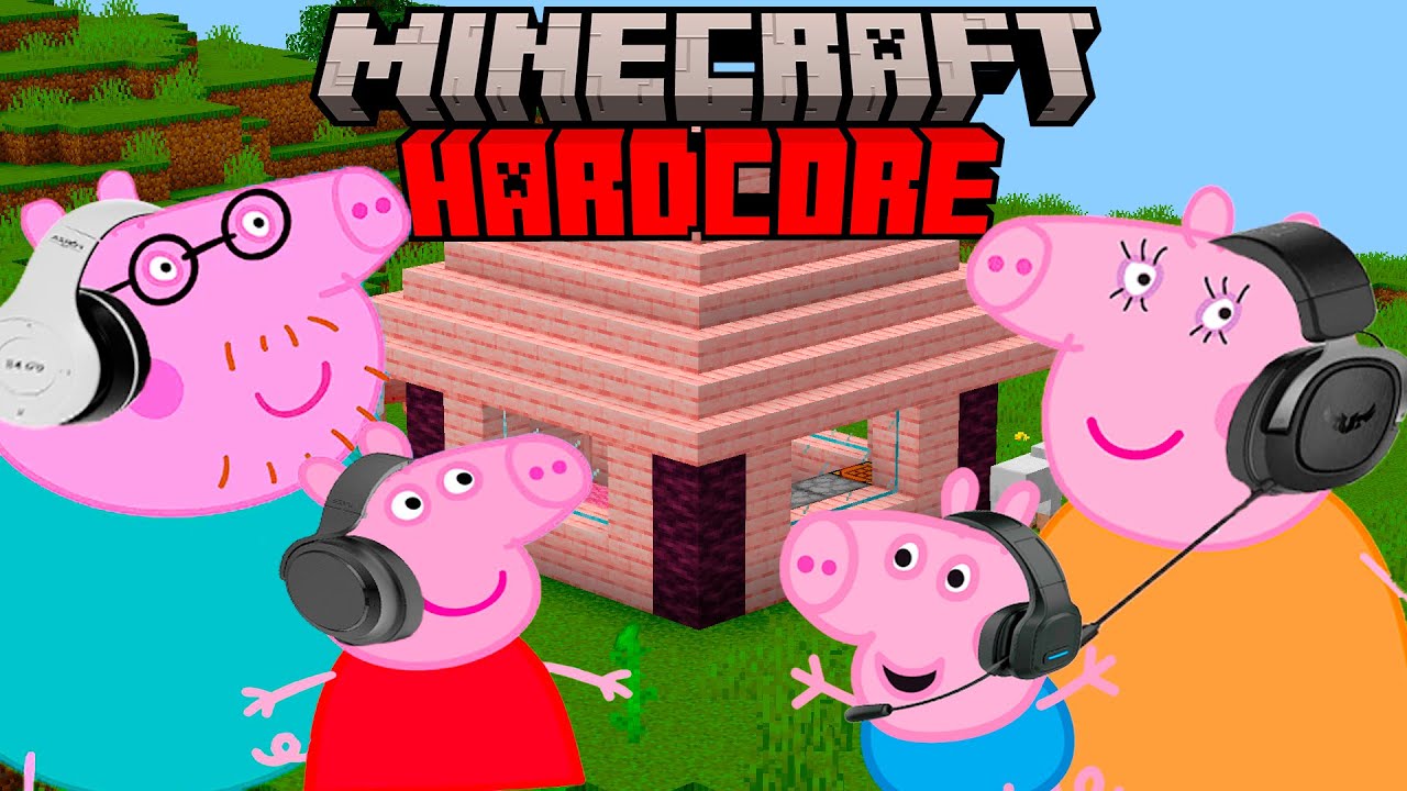 Peppa Pig Survived Days Of Hardcore Minecraft Minecraft Videos