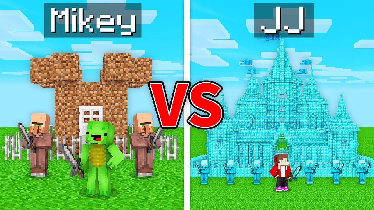 Mikey Poor Kingdom Vs Jj Rich Kingdom Survival Battle In Minecraft