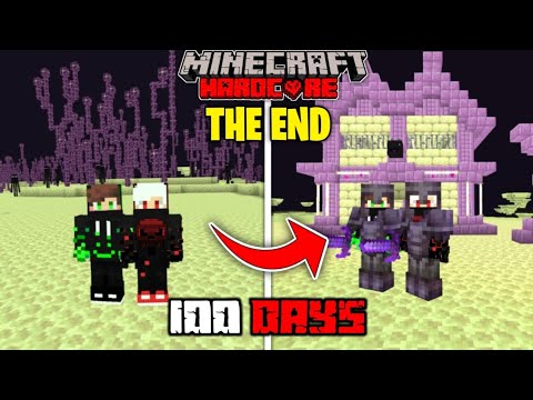 We Survived 100 Days In The END In Minecraft Hardcore LordN Gaming