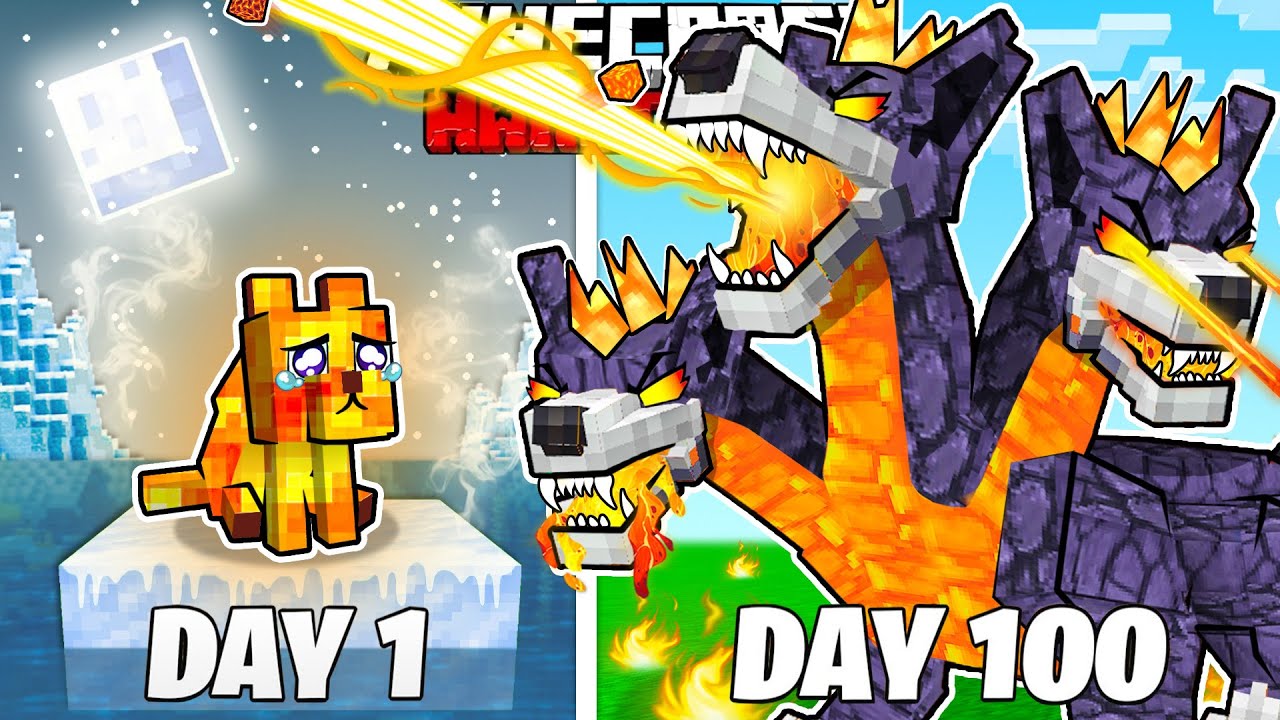 I Survived Days As A Lava Wolf In Hardcore Minecraft Minecraft Videos