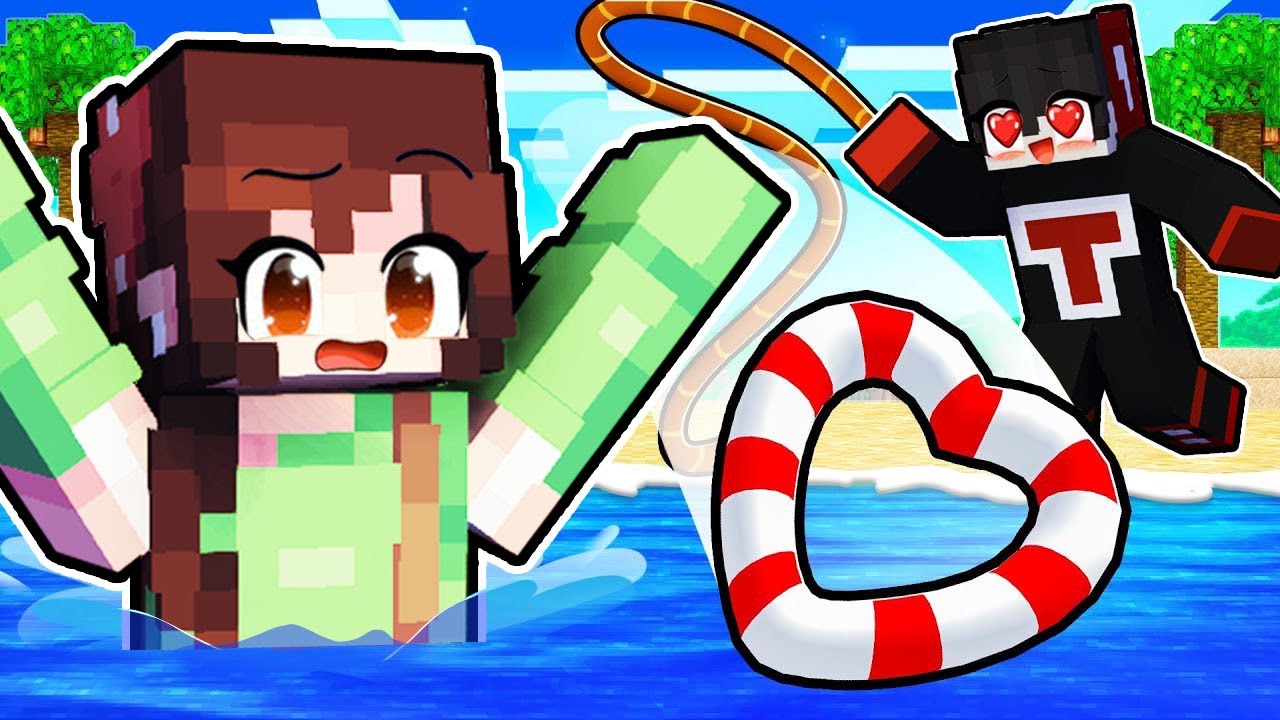 Lifeguard Has A Crush On Me In Minecraft Tagalog Minecraft Videos