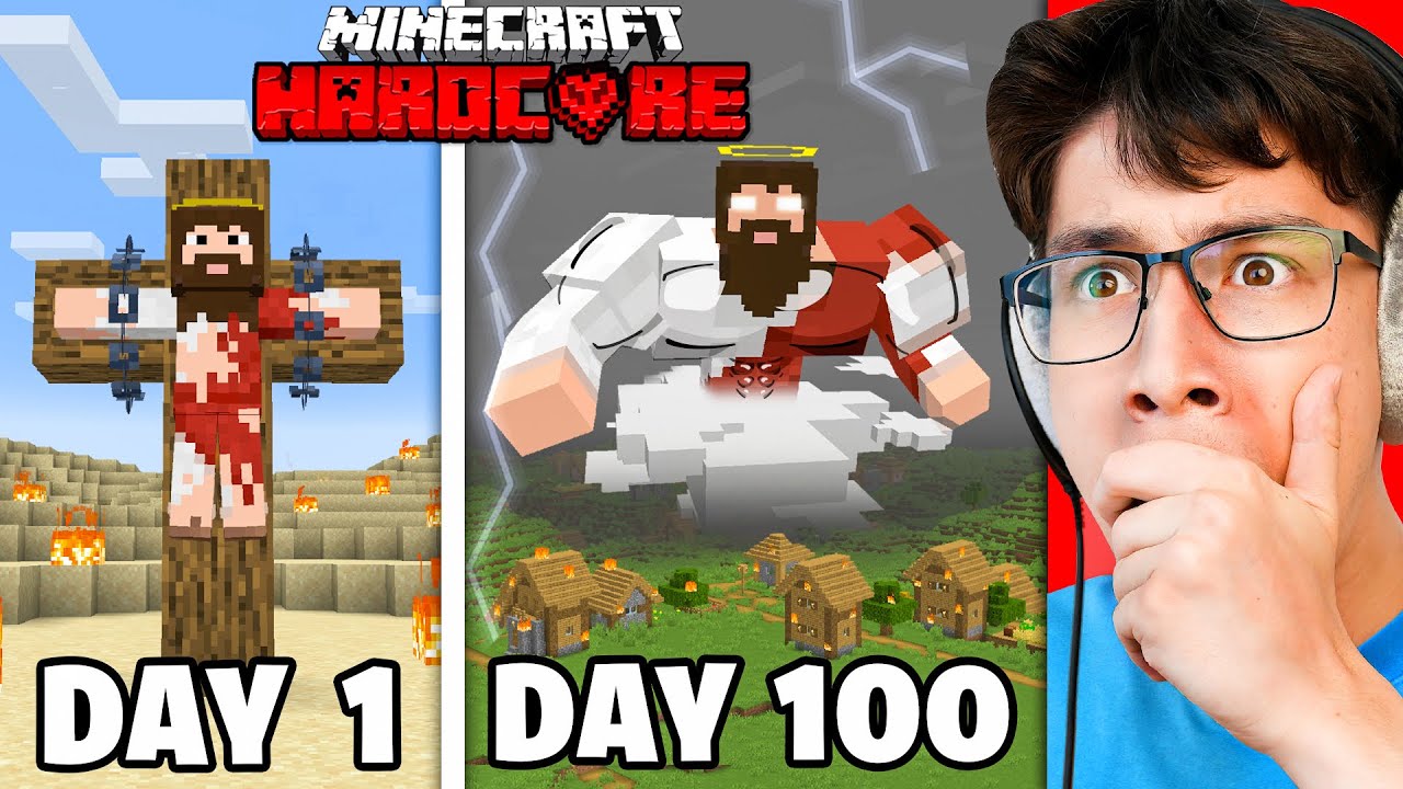 I Survived Days As God In Hardcore Minecraft Minecraft Videos