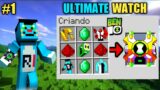 #1 | Minecraft |  Ben 10 Ultimate Watch With Oggy And Jack | Minecraft Pe | In Hindi | Survival |