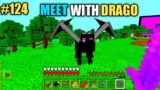 #124 | Minecraft | Go To Meet Drago With Oggy And Jack | Minecraft Pe | In Hindi | Rock Indian Gamer