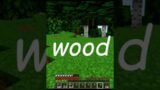 17 MIRACULOUS seconds of collecing 64 oak logs in minecraft