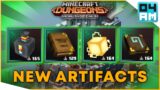 ALL NEW ARTIFACTS SHOWCASE And Where To Find Them in Minecraft Dungeons: Howling Peaks DLC