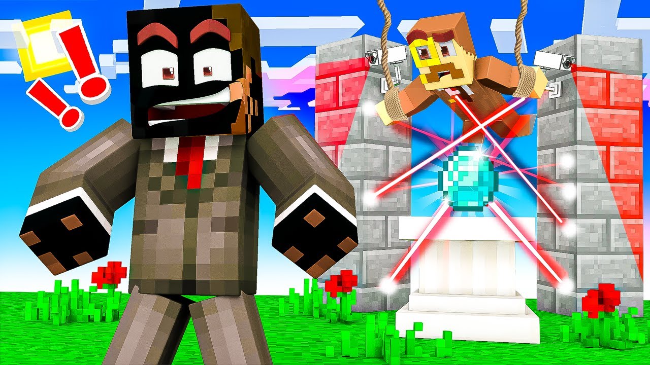 BUILDING a SECURITY SYSTEM in Minecraft Minecraft videos