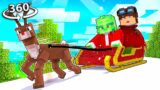 Can YOU Save CHRISTMAS from the GRINCH 360/VR! – Minecraft VR Video