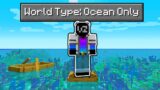 Can You Beat Minecraft in a World that's ONLY Ocean?