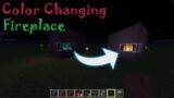 Color Changing Fire Place in Minecraft || Tutorial || #Shorts