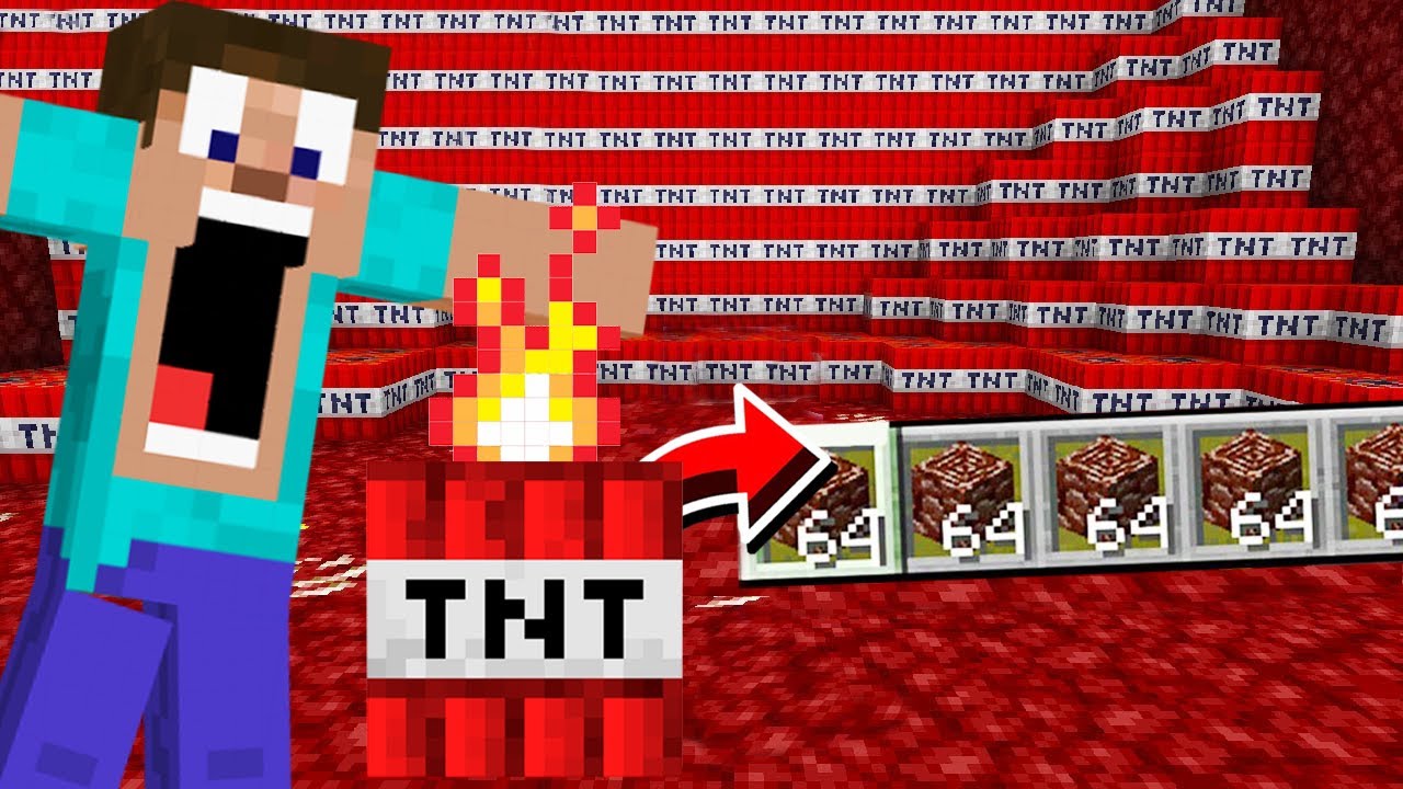 EXPLODING THE NETHER To Find Netherite In Minecraft !! Minecraft videos
