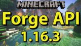 Forge API 1.16.3 – How to Easily Install Minecraft Forge 1.16.3 (Windows)