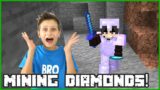 Going Mining for Diamonds in Minecraft Hardcore!