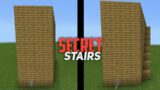 HOW TO MAKE SECRET STAIRS IN MINECRAFT || AECOxShorts
