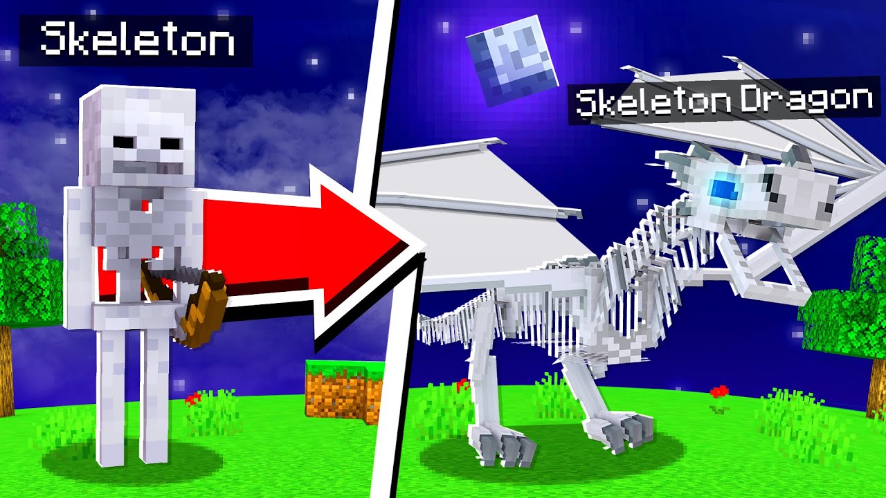 How to TURN ANY MOB into a DRAGON PET in Minecraft! Minecraft videos