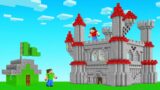 I BUILT A GIANT CASTLE in Jelly’s Minecraft World!