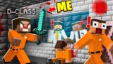 I Became D-CLASS PERSONNEL in MINECRAFT! – Minecraft Trolling Video
