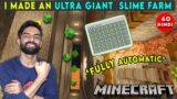I MADE AN ULTRA GIANT AUTOMATIC SLIME FARM – MINECRAFT SURVIVAL GAMEPLAY IN HINDI #60