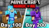 I Survived 200 Days in Hardcore Minecraft and This Happened
